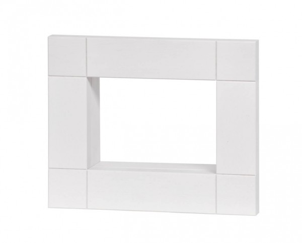 Frame for smoking man edge stool, white glazed of KWO