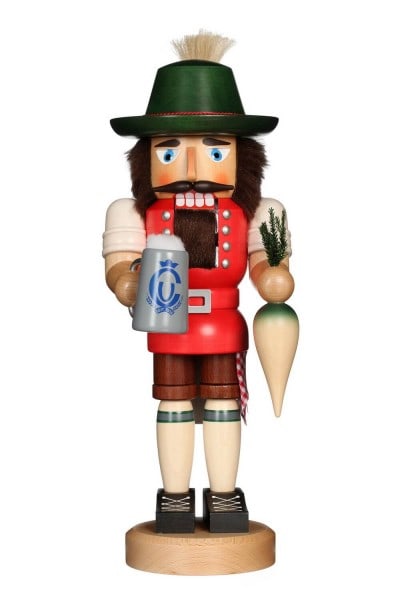 German Christmas Nutcracker Bavarian, 37 cm, Christian Ulbricht GmbH & Co KG Seiffen/ Erzgebirge