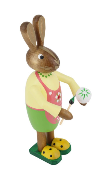 Osterhase - Frau mit Pinsel und kleinem Osterei, 15 cm von Figurenland Uhlig GmbH_1