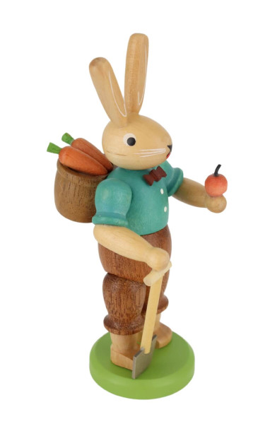 Osterhase Gärtner, 11 cm, farbig von Müller Kleinkunst_2