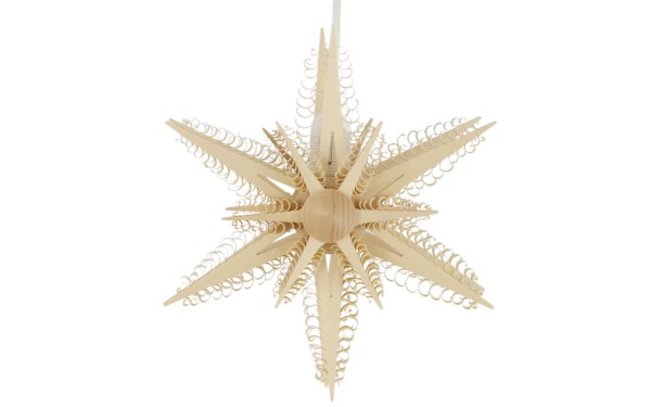 Wooden star, double, electrically illuminated by Martina Rudolph_1
