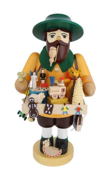 Smoking Man Toy Dealer, 36 cm / 14 inch by Richard Glässer