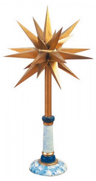 Advent star, 6,5 cm, Hubrig Volkskunst GmbH Zschorlau/ Erzgebirge