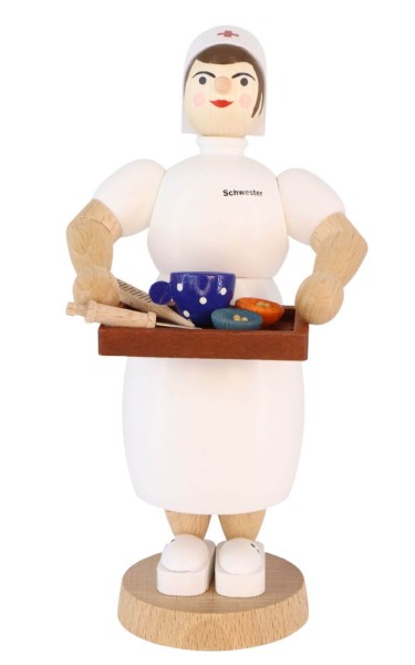 Räuchermännchen Krankenschwester, 17 cm von Richard Glässer