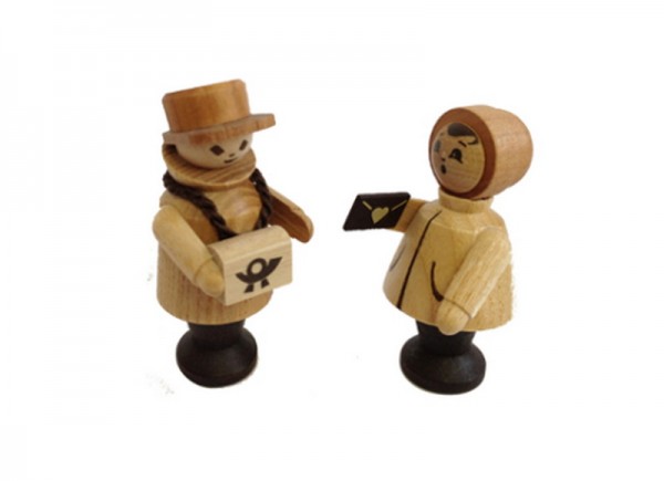 Postal couple, 6 cm by toy maker Günther