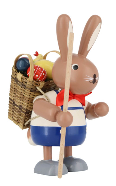 Easter bunny with carrying basket, 11 cm by KWO_2