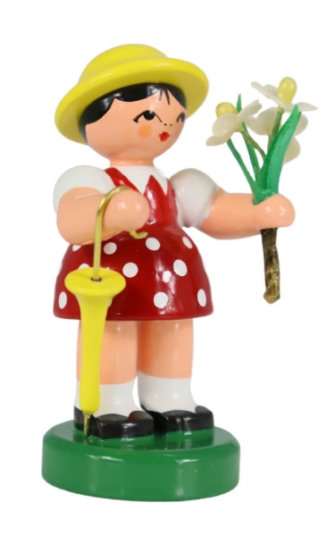 Miniature flower girl, red/yellow by Figurenland Uhlig GmbH_2