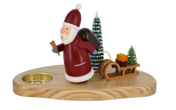Christmas candle holder Santa Claus by Knuth Neuber