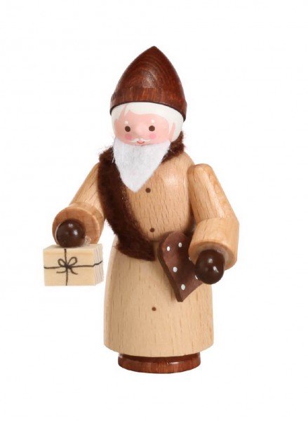 German Christmas Figurin Nicholas, nature, 6 cm, Romy Thiel Deutschneudorf/ Erzgebirge