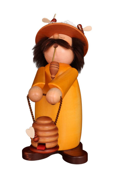 German Incense Smoker Beekeeper Sleepyhead, 8.3 in (21 cm) by Christian Ulbricht, Made in Germany