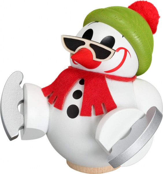 Räuchermännchen - Kugelräuchermann Cool-Man mit Schlittschuhen von Seiffener Volkskunst eG