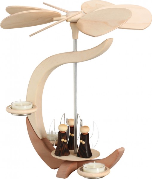 Pyramide mit Engel, C-Form von Seiffener Volkskunst eG