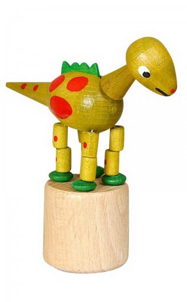 Wiggle figure yellow dinosaur by Jan Stephani