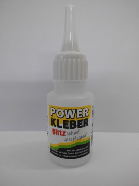 Power glue 20g, glued quickly, wood, metal, rubber and leather