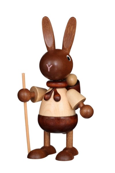 Easter bunny - rabbit hiker, 11 cm, nature by Christian Ulbricht