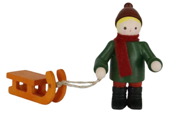 Sledge child, 5 cm by Romy Thiel_1