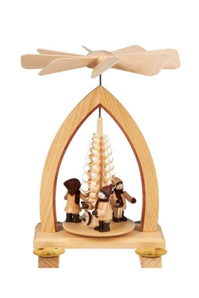 Christmas pyramid Lampionkinder, 26 cm by Heinz Lorenz_1