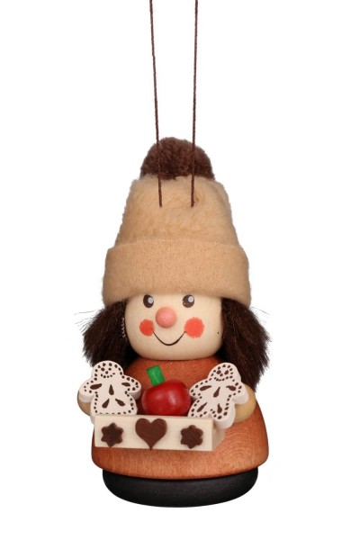 Christmas tree decoration wobbly man gingerbread seller, 9 cm by Christian Ulbricht