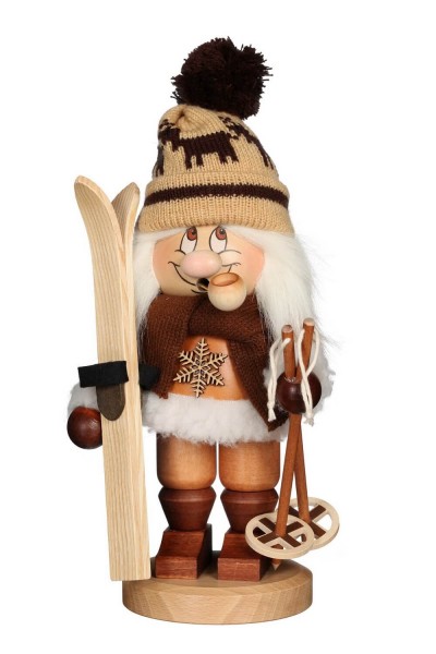 Räuchermännchen Wichtel Skifahrer, 31 cm von Christian Ulbricht
