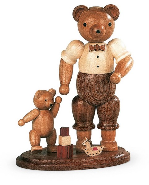 Bärenvater mit spielendem Kind von Müller Kleinkunst