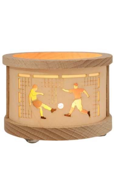 Lantern for tea lights with soccer ball by Richard Glässer_1