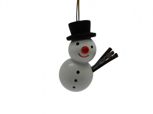 Christmas tree decoration snowman with black hat by SEIFFEN.COM