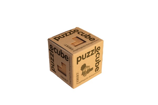 Puzzle cube aus Holz, natur von Ebert GmbH - Bild 1
