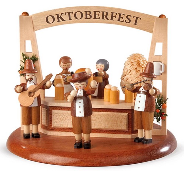 Oktoberfest motif platform for music box M19840 by Müller Kleinkunst_1