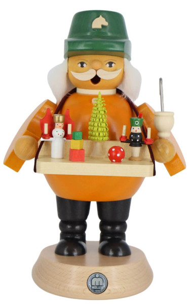 Räuchermännchen Spielwarenverkäufer, 19 cm von Müller Kleinkunst_1