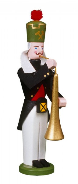 Miner wind player with tuba, 13 cm by Eckert