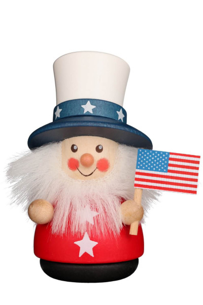 Wobble Figure Uncle Sam by Christian Ulbricht, Made in Germany – handcrafted collectible with character and charm