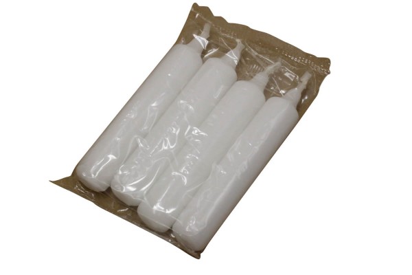 Advent candles, 4 pieces, white