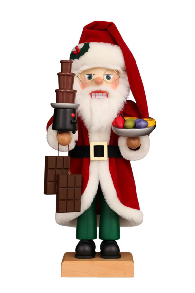 Premium nutcracker Santa Claus chocolate fountain, 48 cm by Christian Ulbricht