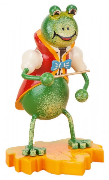 Frog Mr. Kapellmeister by Hubrig Volkskunst