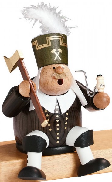 Räuchermännchen Kantenhocker Bergmann, 18 cm von KWO