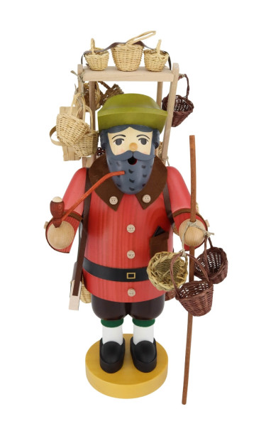 Smoking Man Basket Merchant, 41 cm / 16,1 inch by Richard Glässer1
