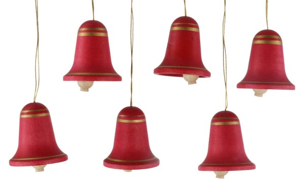 Bells large 6 pieces to hang from Gunter Flath