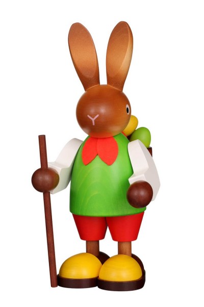 Easter bunny with egg basket, 22 cm by Christian Ulbricht