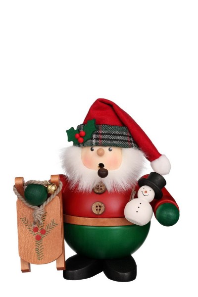 German Insence Smoker santa with slide, 15,5 cm, Christian Ulbricht GmbH & Co KG Seiffen/ Erzgebirge