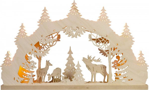 Candle arch deer family, 52 cm by Weigla