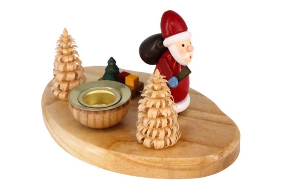 Christmas candle holder Santa Claus by Knuth Neuber
