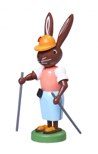 Easter bunny Nordic Walker, 9 cm by Thomas Preißler