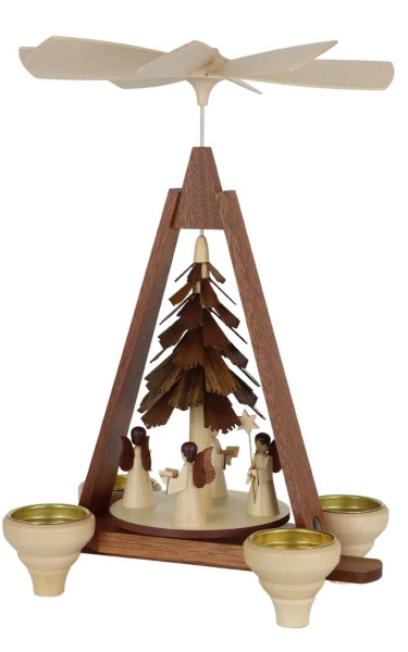 Weihnachtspyramide mit Engel, 29 cm von Müller Kleinkunst_1
