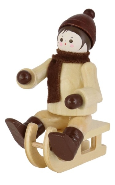 Rodler in natur, 6 cm von Romy Thiel