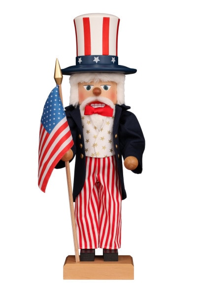 German nutcracker Uncle Sam, 52 cm / 20.47 in by Christian Ulbricht