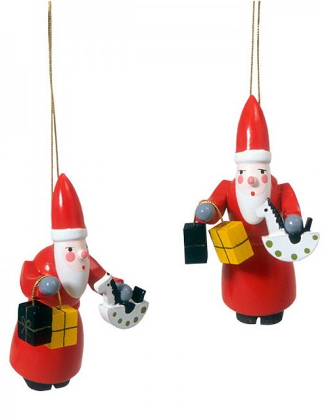 Christbaumschmuck Ruprecht mit Geschenken, 2 Stück von Robbi Weber
