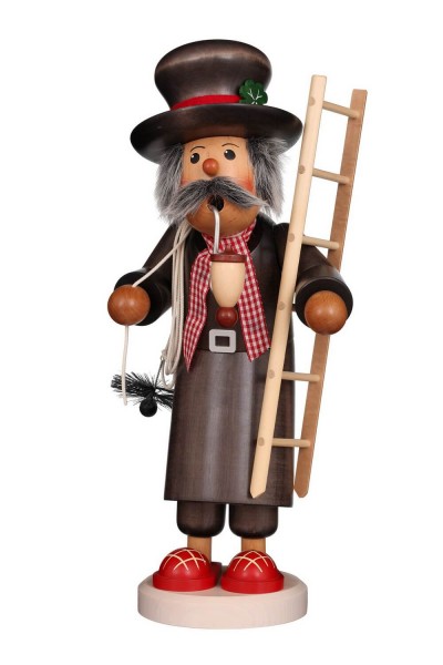 German Incense Smoker chimney sweep, 53,5 cm, Christian Ulbricht GmbH & Co KG Seiffen/ Erzgebirge