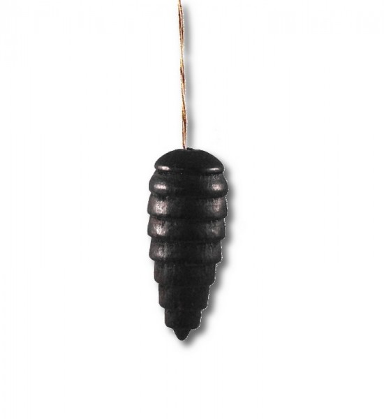 Christmas Tree Decoration & Ornament Fir Cone, brown, 4,5 cm, Spielwarenmacher Günther Seiffen/ Erzgebirge