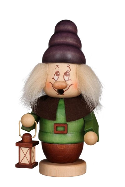 Smoking man mini gnome Pimpel, 15 cm by Christian Ulbricht