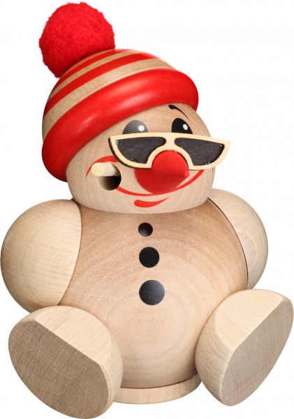 Räuchermännchen - Kugelräuchermann Cool-Man mit Mütze von Seiffener Volkskunst eG
